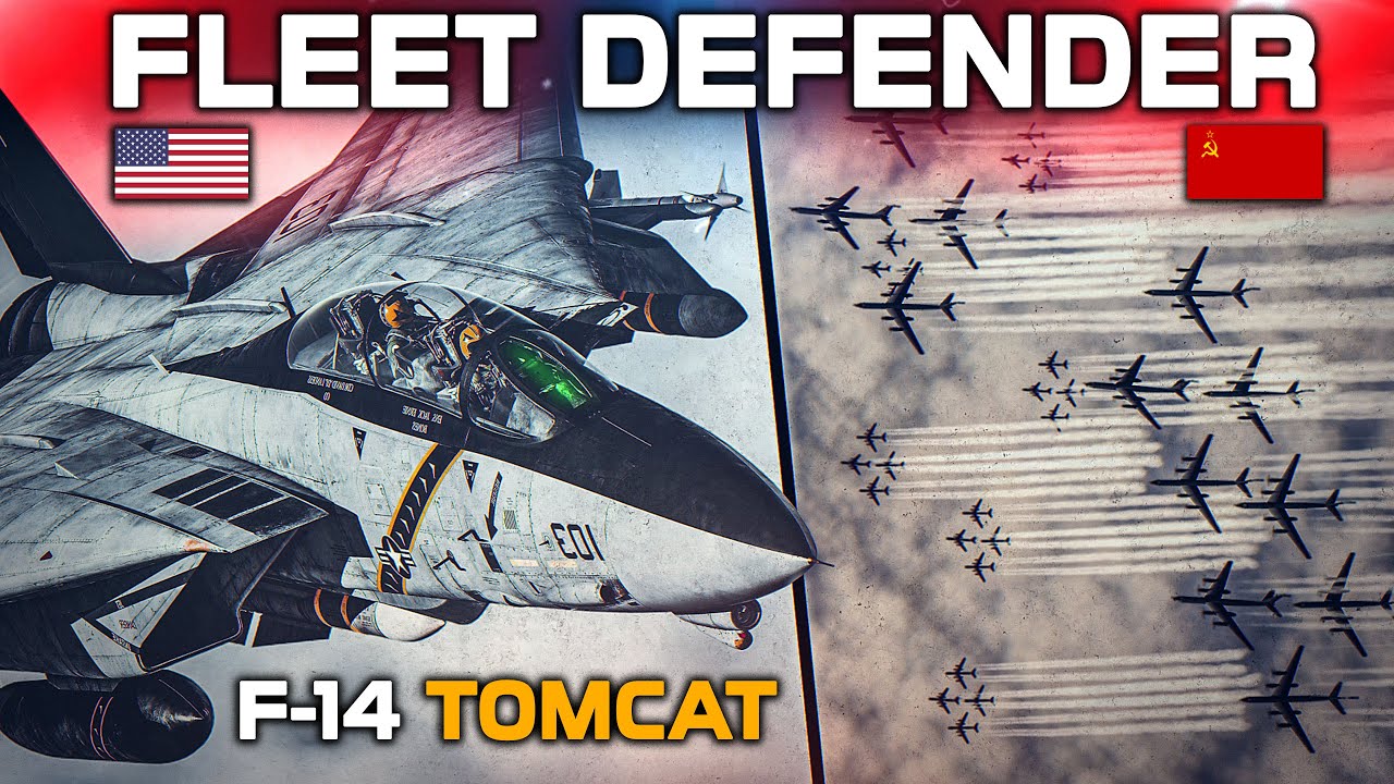 Fleet Defender | F-14 Tomcat Vs Tu-95 Bear | Carrier Battle Group | Digital Combat Simulator | DCS |