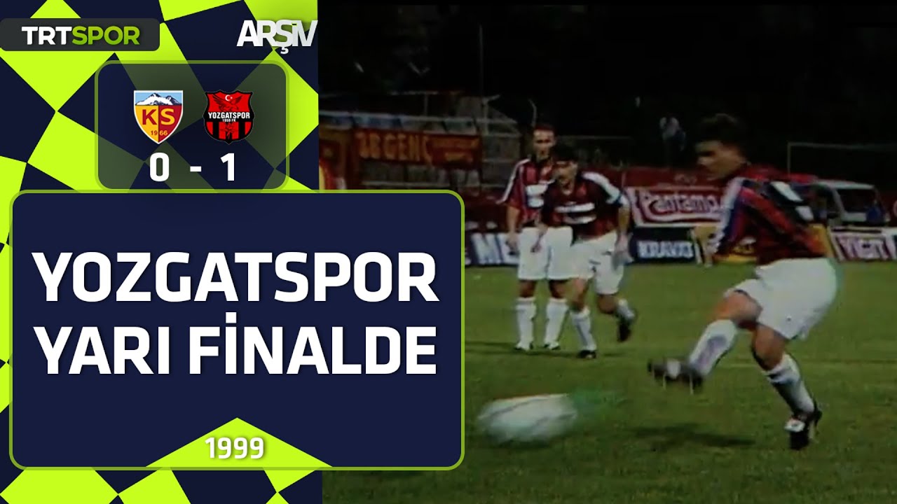 Kayserispor - Yozgatspor: 0-1 (1998-99 2.Lig Y&uuml;kselme Play-Off) Yozgatspor yarı finalde