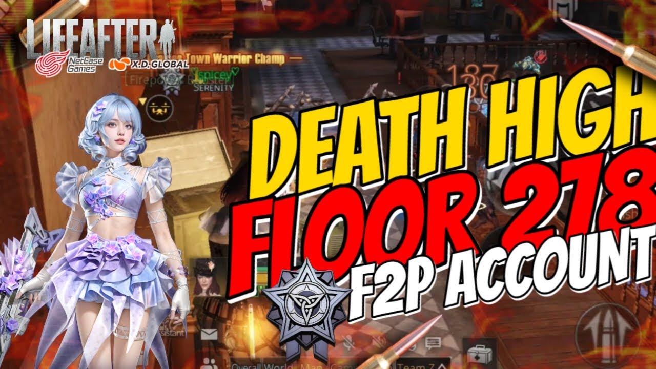 LIFEAFTER NIGHTFALLS | DEATH HIGH Season 23 | Floor 278 Manor 28 F2P ACCOUNT