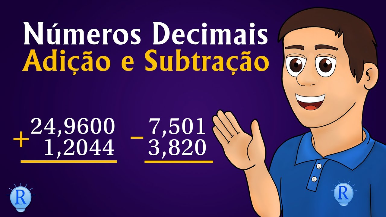 Como somar e subtrair números decimais!