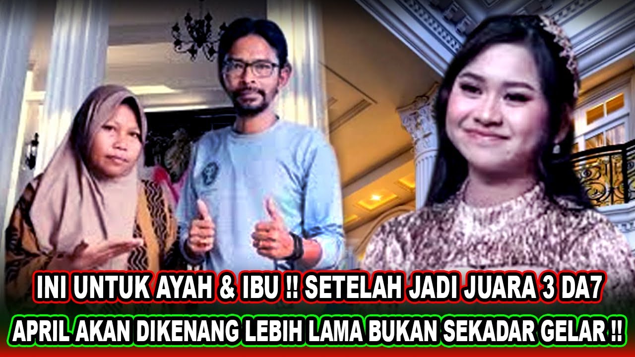 AUTO NANGIS || April Cirebon Hadiahkan Rumah Kedua Orang Tua, Bukti Honor April Sedang Naik Gila !!