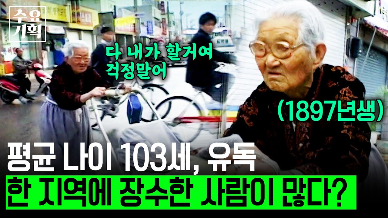 [수요기획] 평균 나이 103세, 절대 순탄치만은 않은 삶이었어도 이들이 행복하며 무병장수 할 수 있었던 비결은 ㅣKBS 2002.11.13