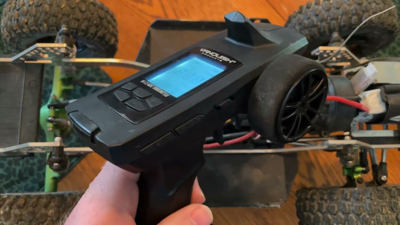 Vanquish Pheonix RTR - How to set steering and throttle trims - Updated Video in Description