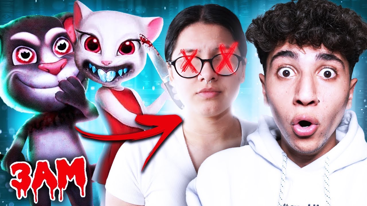 *ELANUR ÖLDÜ* GECE 3'te TALKİNG TOM VE ANGELA KIZ ARKADAŞIMI YAKALADI VE SALDIRDI! (BAKIN NE OLDU ?)