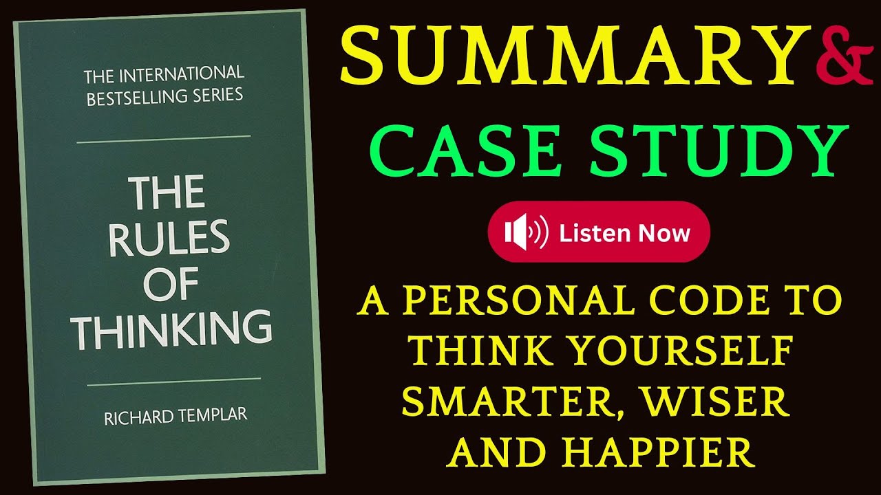 Summary & Case Study of The Rules of Thinking | #AudioBook #booktube