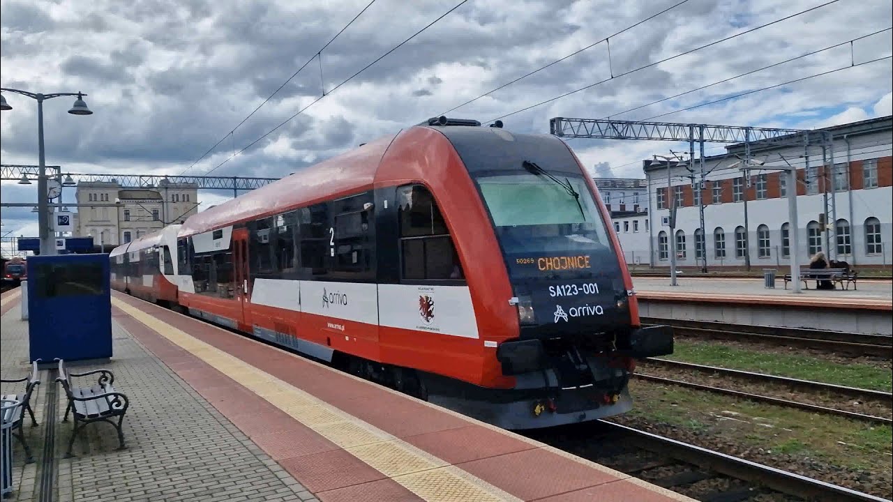 SA123 + SA133 Arriva manewry i odjazd do Chojnic