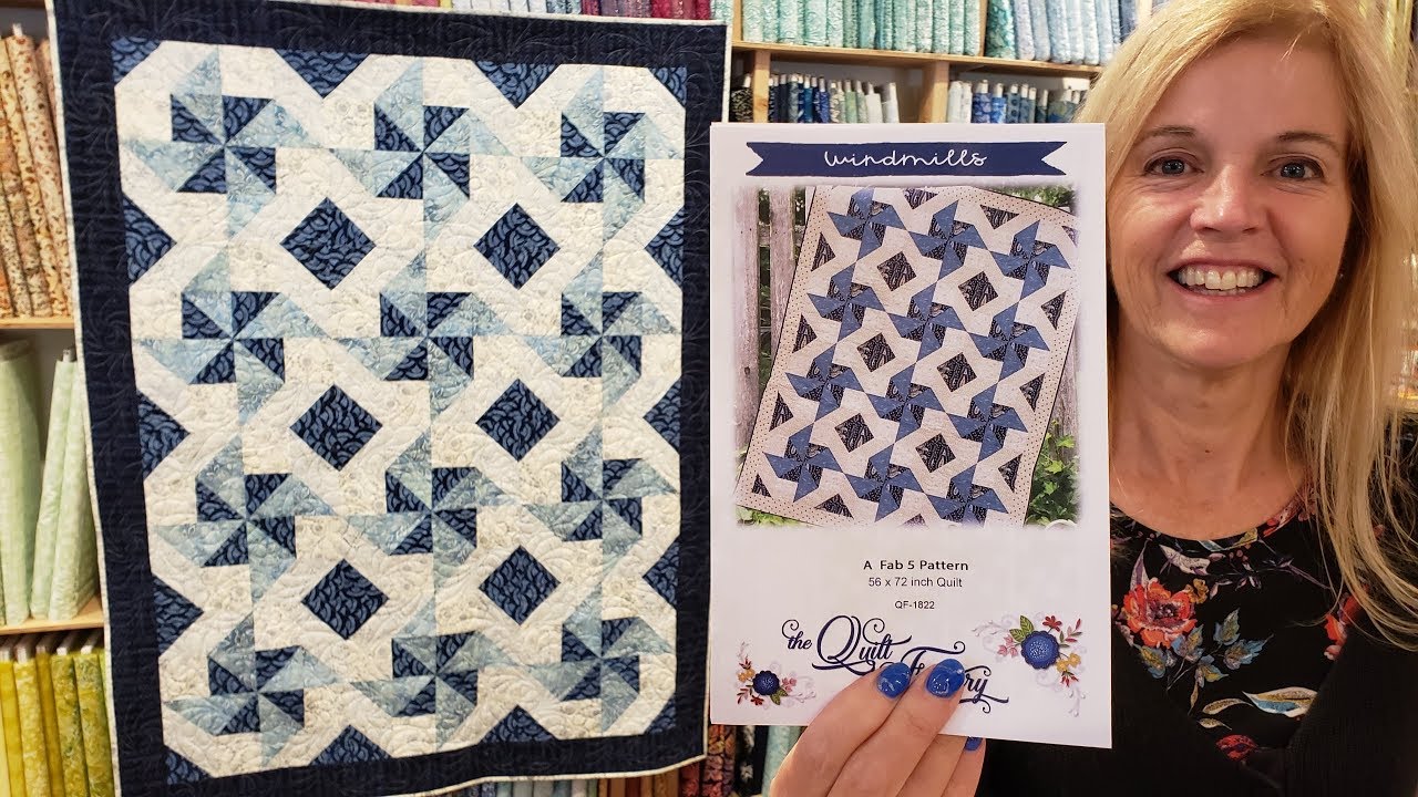 FAB FIVE FUN AT JORDAN FABRICS!!! Windmills Quilt Tutorial :)