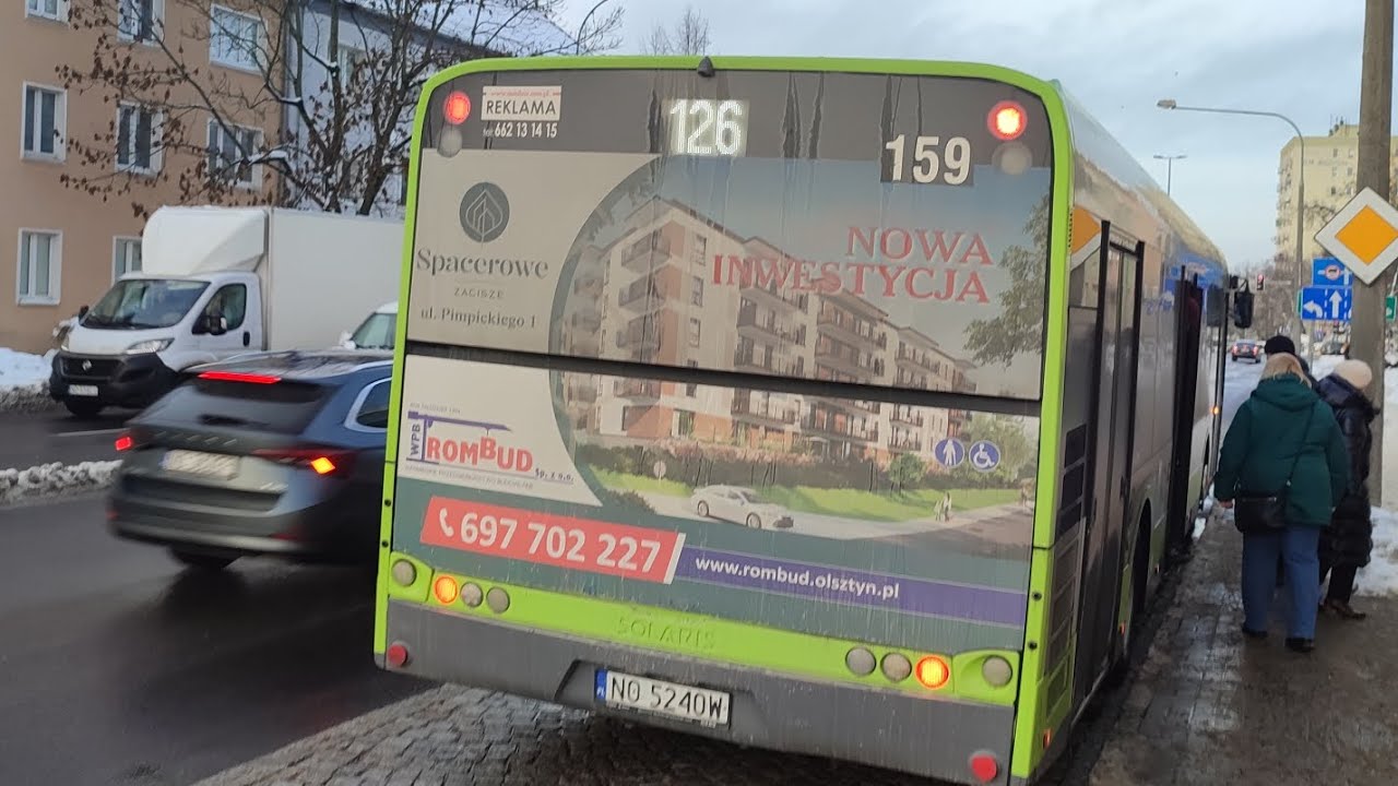 Solaris Urbino 12 III #159 (MPK Olsztyn) (🚍126) *Dziwadło na 126*