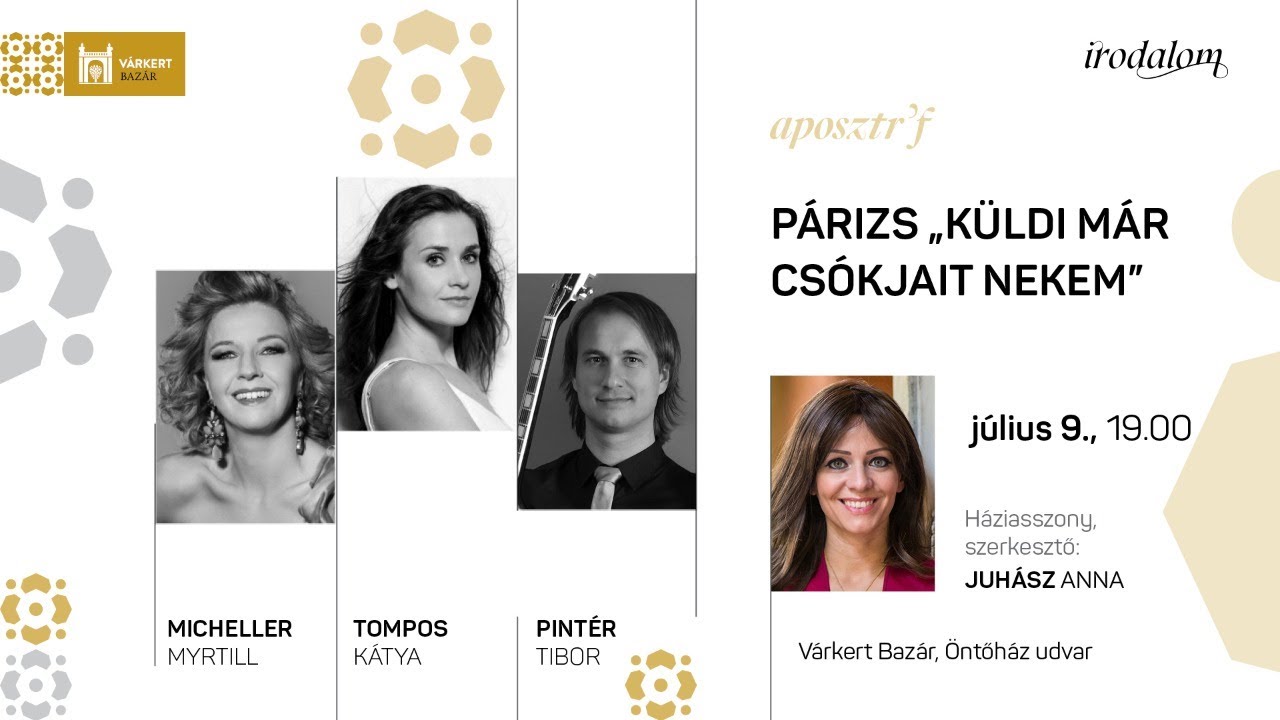 Várkert Irodalom/Aposztróf live: Párizs 