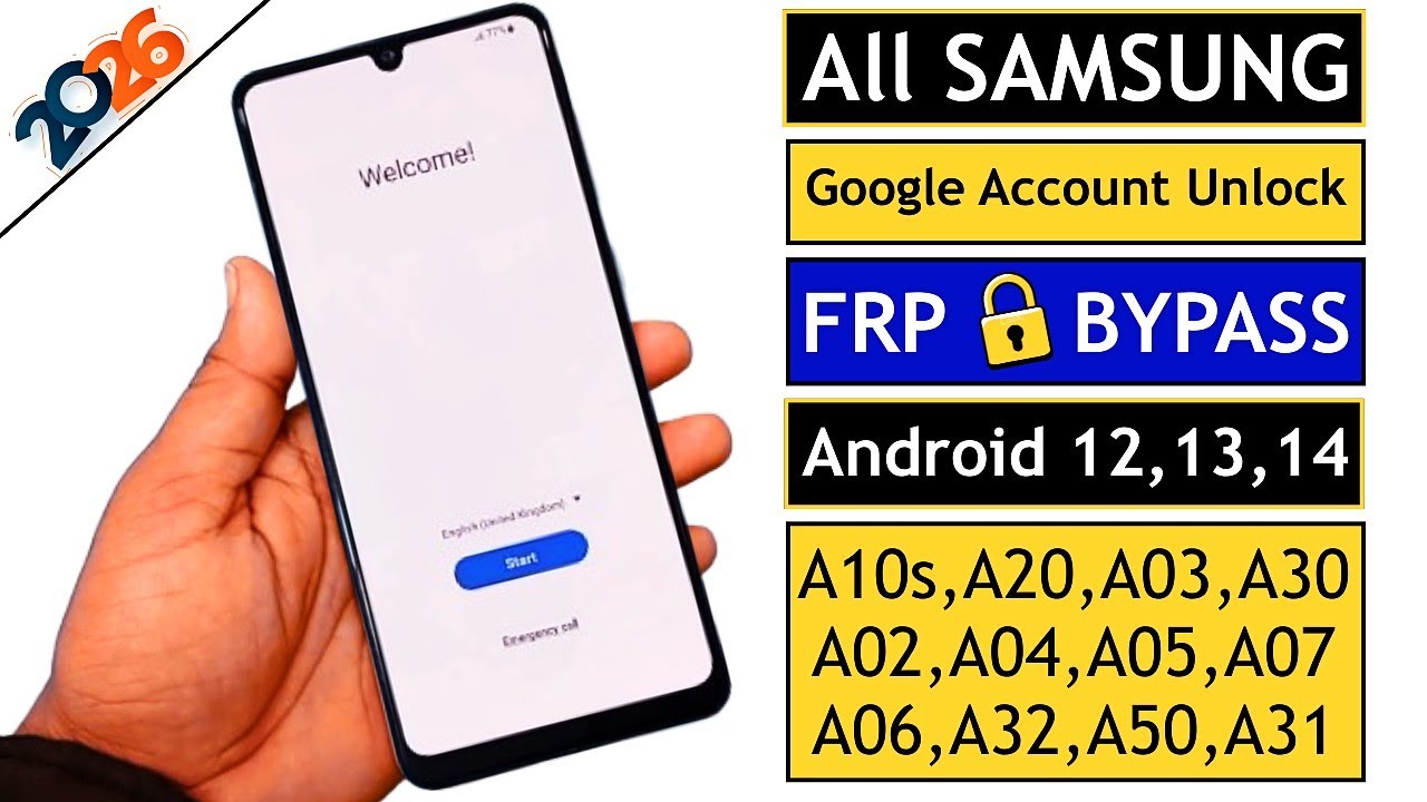 Samsung FRP Bypass 2026 🔓 | Unlock Google Account on A10s, A20, A02, A03, A04, A05, A06, A07,A50,A32