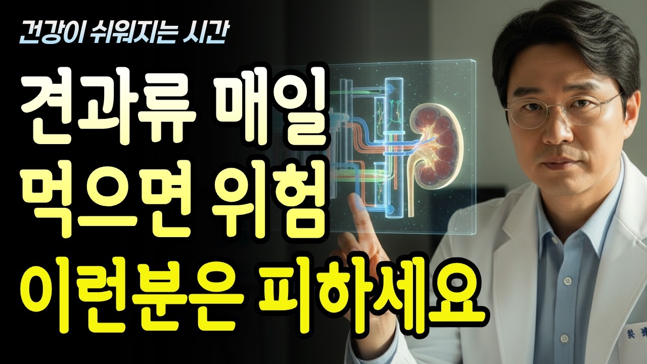 매일 먹던 견과류, 60대 콩팥에는 다릅니다 [건강이 쉬워지는 시간]