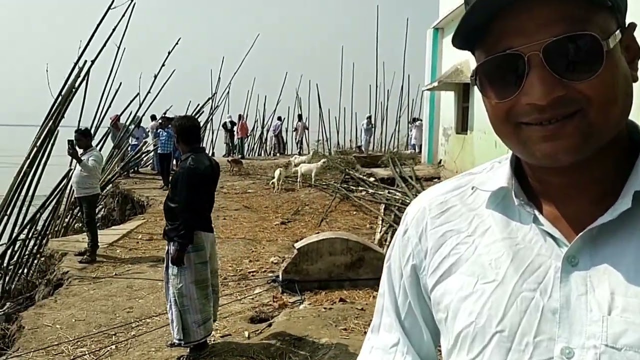 बबलबन्ना का दर्द नाक मंजर ।  गंगा कटौती सीन।जमा मस्जिद ! The Mosque of Bablabanna, Amdabad, Katihar.