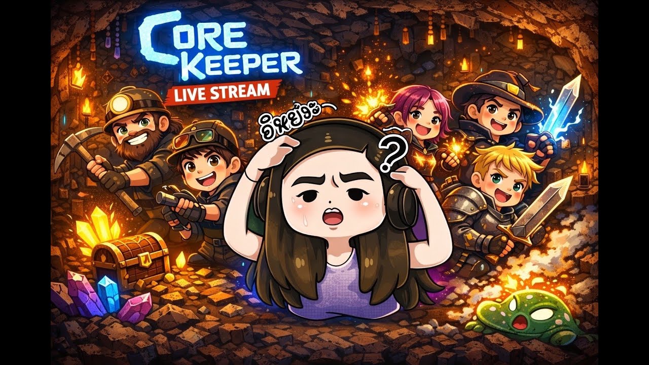 Core Keeper - Day.4 ไปตีบอสใหม่กันต่อ ทำบ้านเสร็จแล้ววว