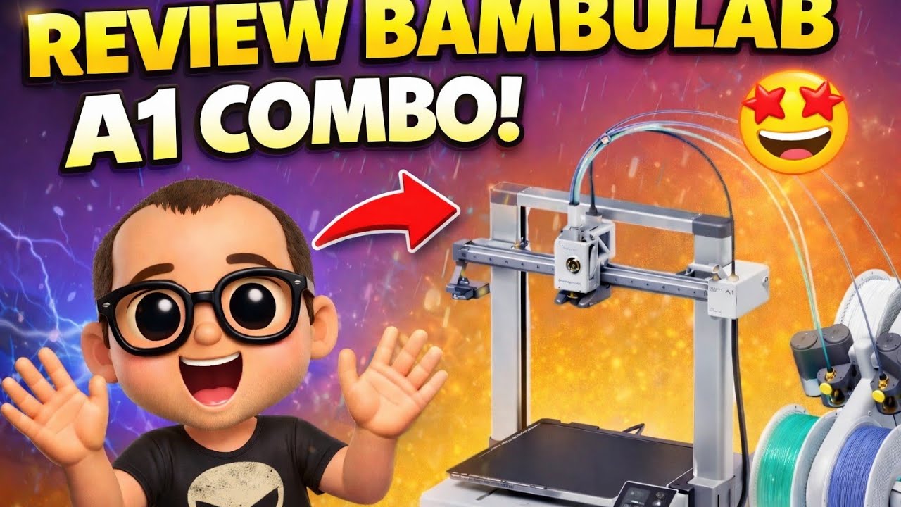 Unboxing Completo da Bambu Lab A1 Combo – Análise Inicial da Impressora 3D