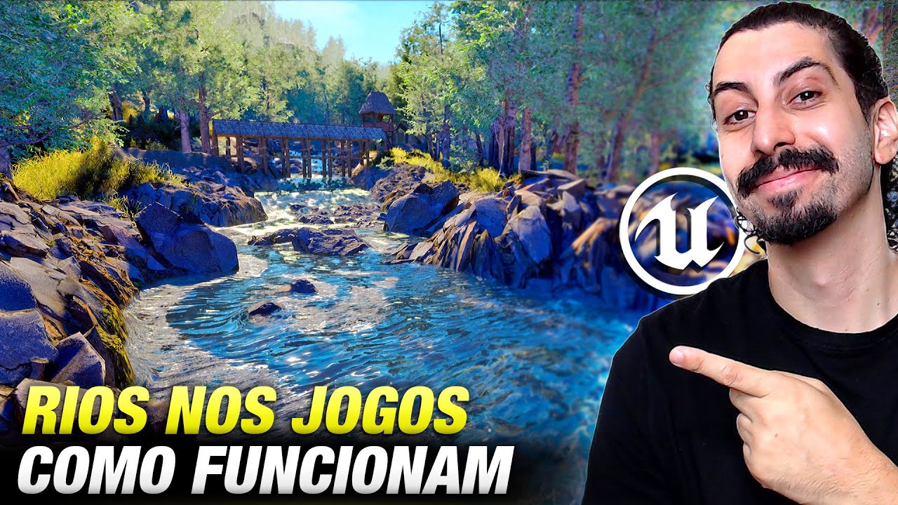 RIOS NOS JOGOS! Como funcionam (lógica) - Exemplo na Unreal Engine 5