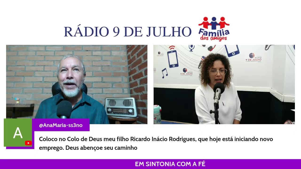 Programa EM SINTONIA COM A FÉ  – 09.03.2026