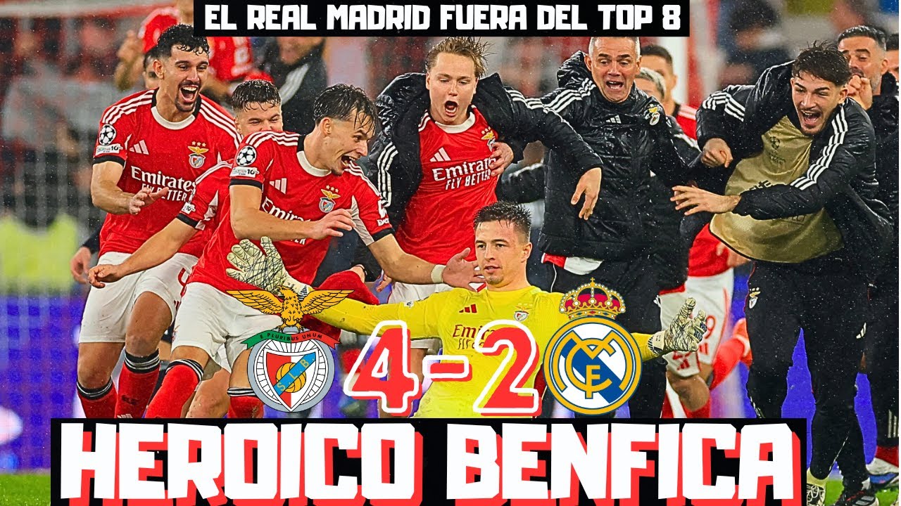 EL BENFICA DE MOURINHO TUMBA AL REAL MADRID. TRUBIN Y UN GOL AGÓNICO PARA SEGUIR VIVOS