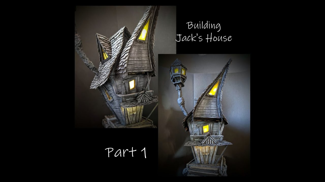 Building Jack Skellington's House Part 1 - Realistic Diorama
