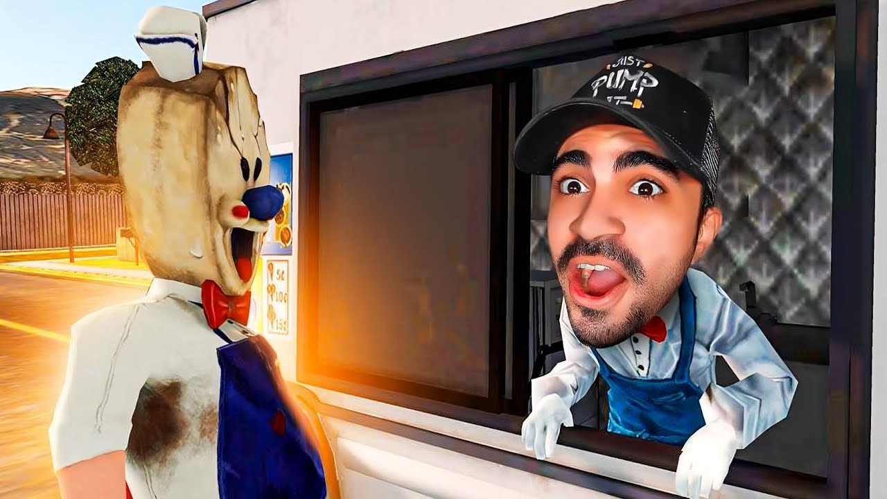 رجل الايسكريم المرعب مسك الاطفال🍦👺 - Ice Scream United