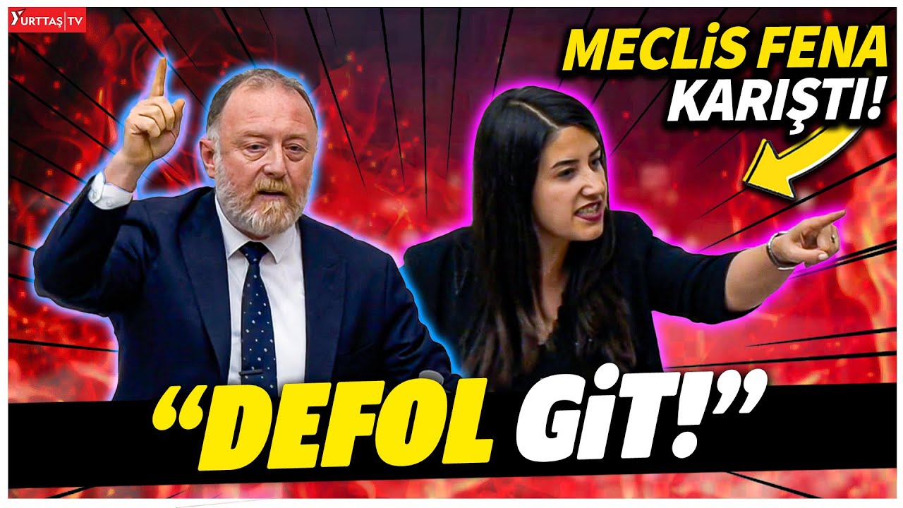 TBMM'de DEM Partili Vekiller İle AKP'liler Arasında Gerginlik! 