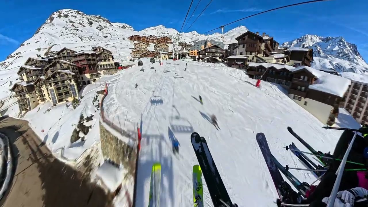2026 Plein Sud lift over Val Thorens village Les trois Vallées @TheTippo1