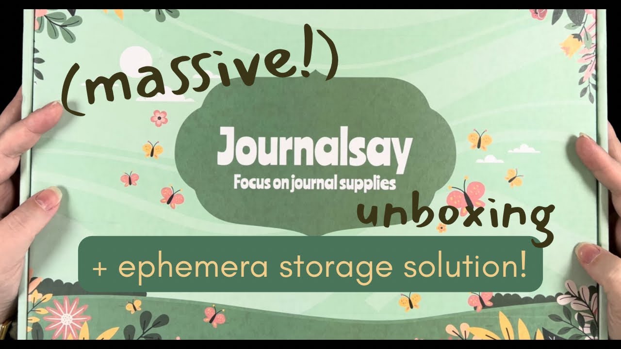 MASSIVE JournalSay Haul + Ephemera Storage Solution!