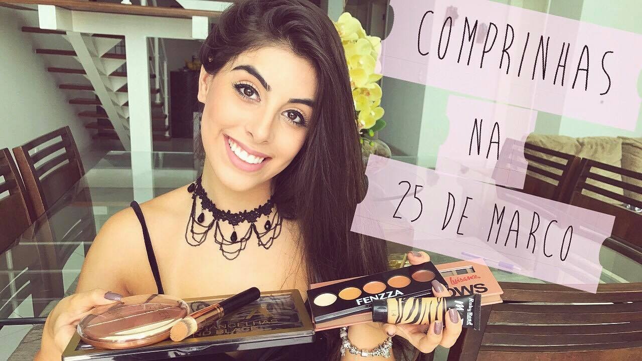 COMPRINHAS NA 25 DE MARÇO - MAQUIAGENS