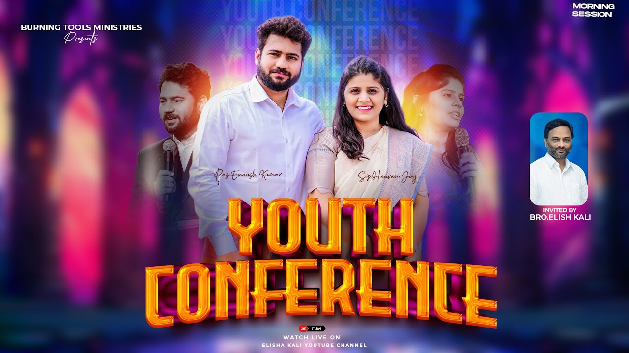 Youth Conference 2025 | Pas.Enosh Kumar & Sis. Heaven Joy | Pas. Elisha Kali | #btmptp