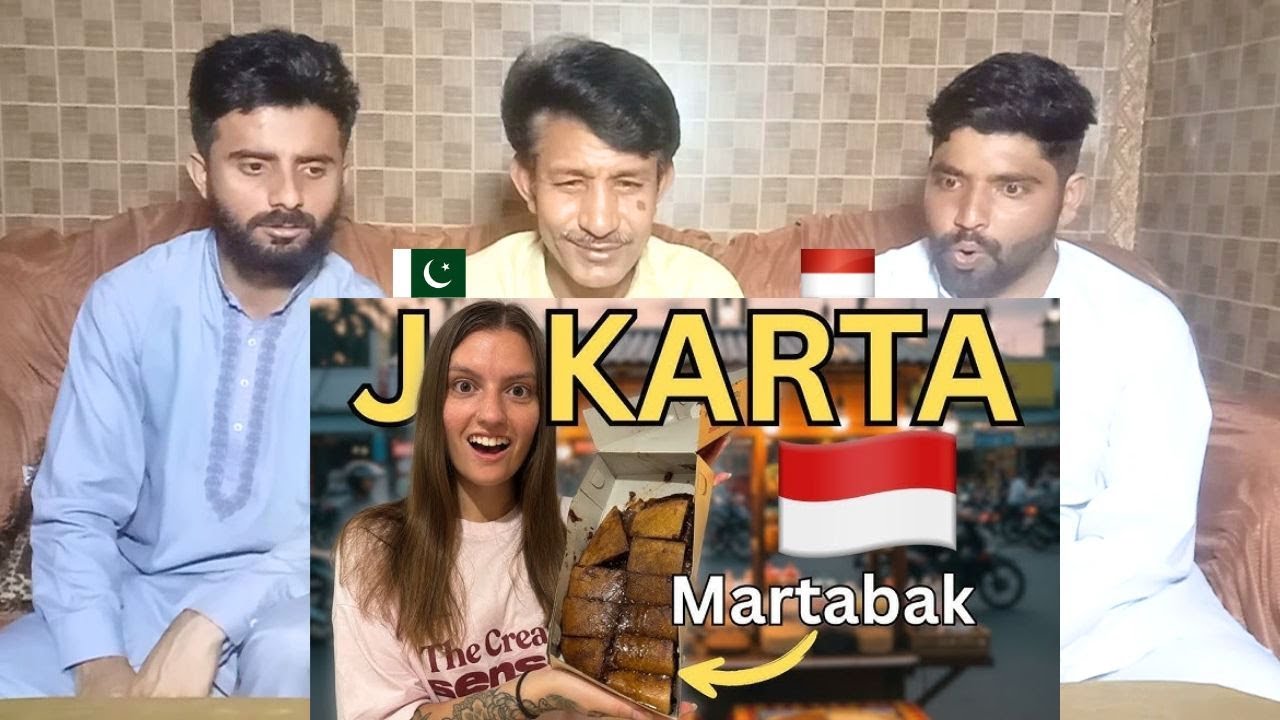 ВПЕРВЫЕ попробовал Мартабак в Джакарте 🇮🇩 Индонезийская уличная еда просто потрясающая | Реакция ...