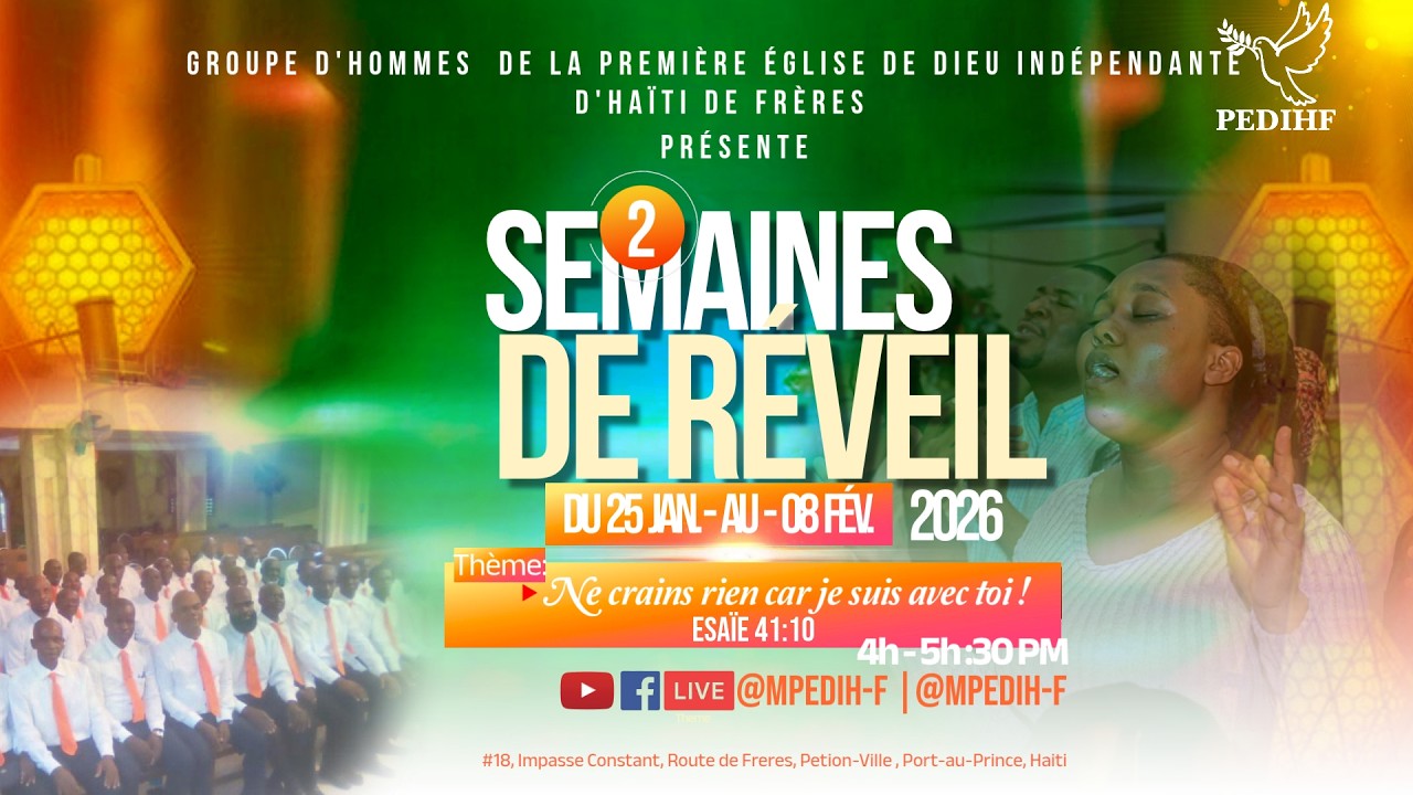9e Soirée de Reveil du groupe D'Homme de La  PEDIHF|| 03 Février 2026 || PEDIHF