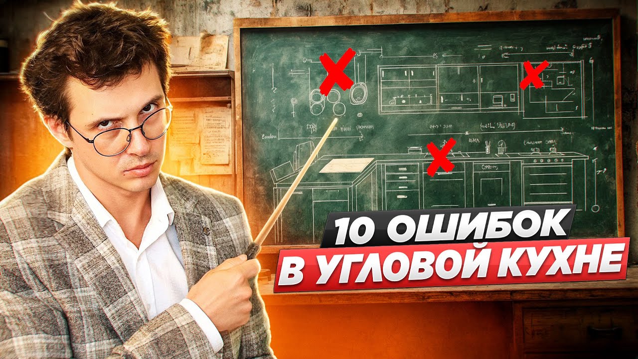 НЕ ПОКУПАЙТЕ УГЛОВЫЕ КУХНИ, ПОКА НЕ ПОСМОТРИТЕ ЭТО ВИДЕО. Покажу 10 частых ошибок их проектирования.