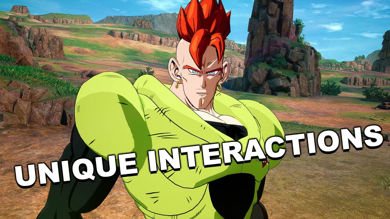 Dragon Ball Sparking Zero - Android 16 Unique Interactions (Special Quotes)