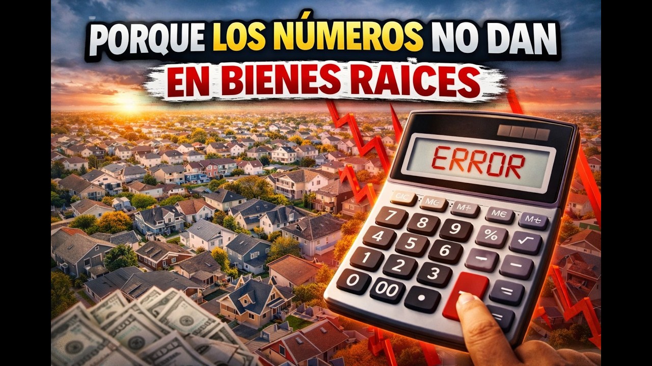 porque Los numeros no Dan en bienes raices