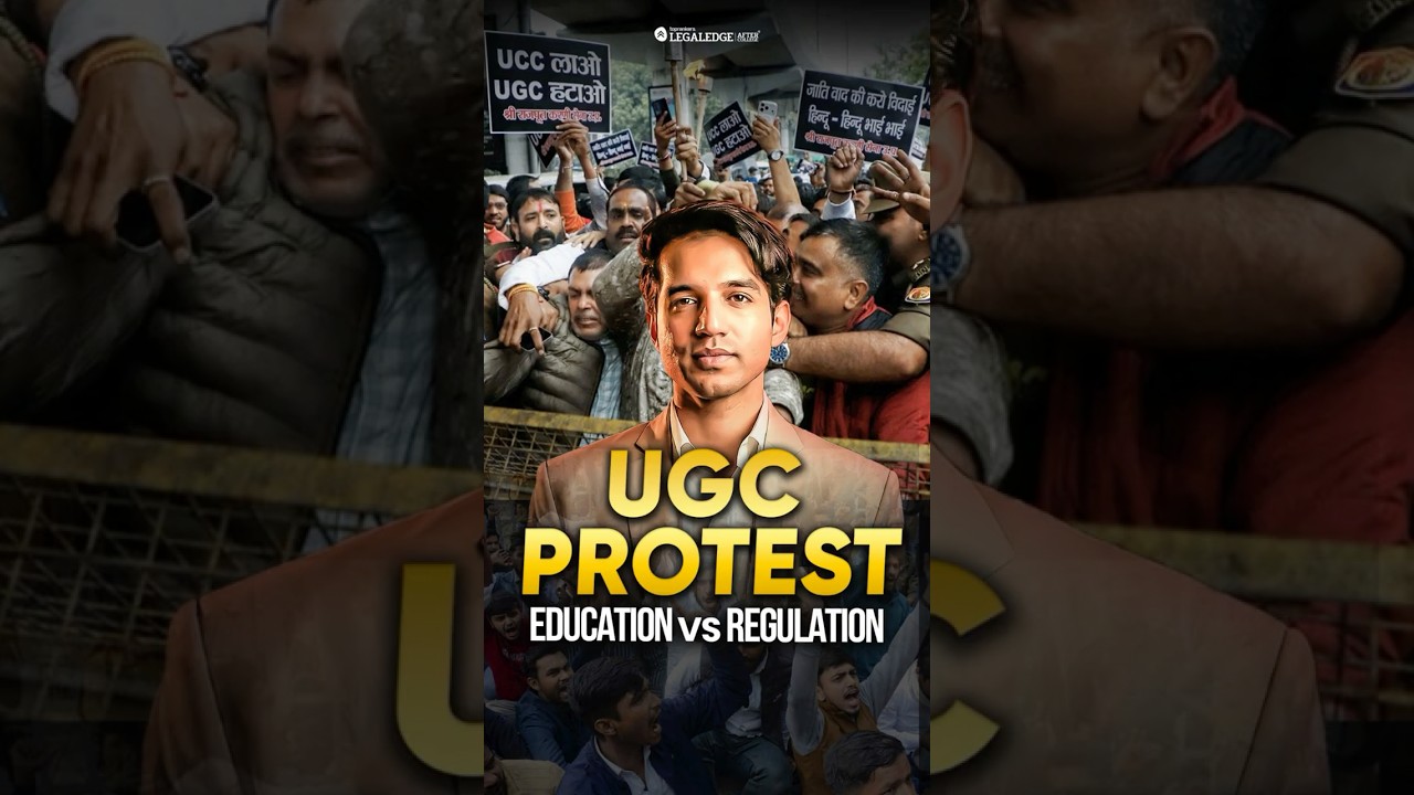 UGC Protest &ndash; Education vs Regulation #ugc #ugcprotest #law #news #education #currentaffairs