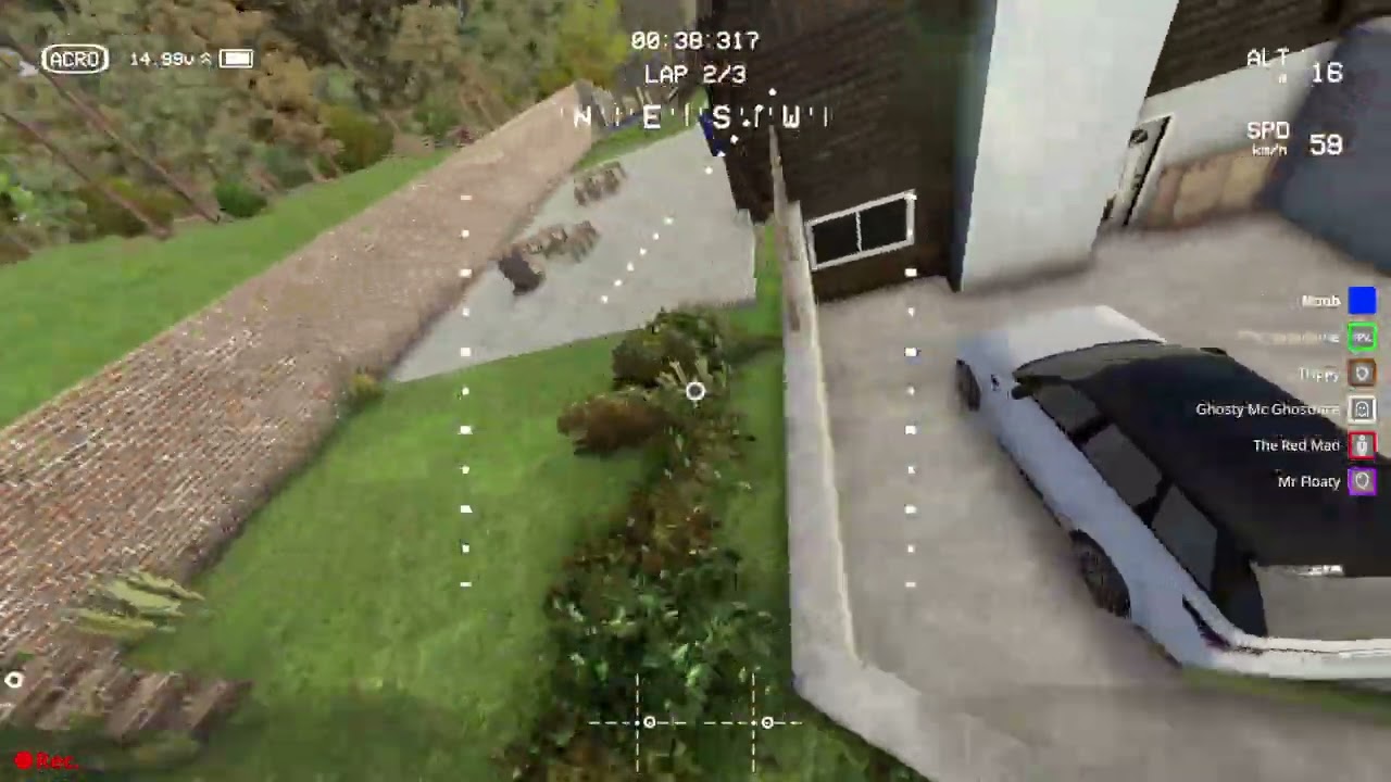 Навык после 90 часов Liftoff &bull; Bardwell's Yard &bull; Front Porch Frenzy FPV