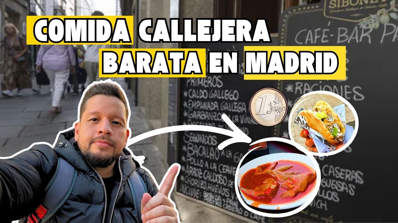 La COMIDA más BARATA de MADRID! / TE MUESTRO LOS PRECIOS