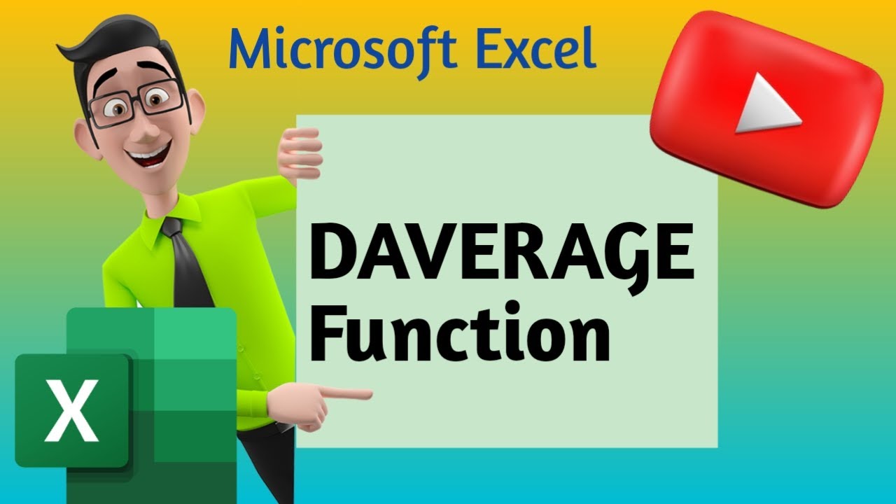 How to use DAVERAGE function | DAVERAGE Function | Excel Tutorials | Microsoft excel