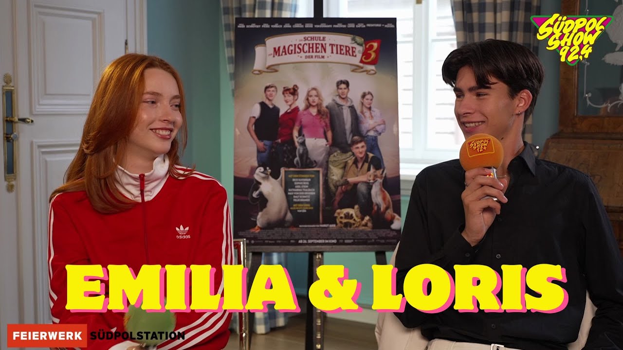 Interview mit Emilia Maier und Loris Sichrovsky│Die Schule der magischen Tiere 3│Südpolshow