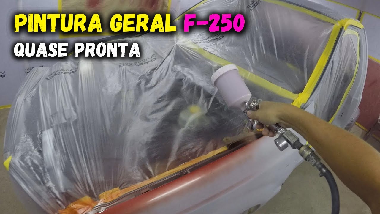FASE FINAL | Pintura geral da caminhonete F-250 | pintura geral sem as portas
