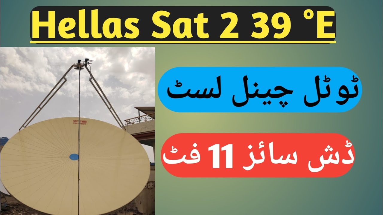 First time Hellas Sat 39&deg;East Complete Recive in Pakistan