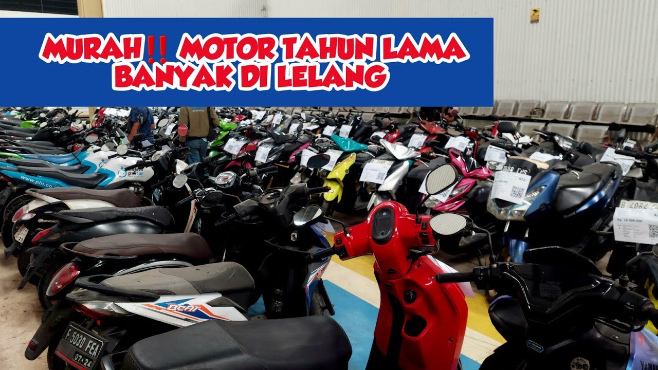 TUMBEN BANYAK MOTOR TAHUN LAMA YANG DI LELANG MURAH⁉️ MNVLOG