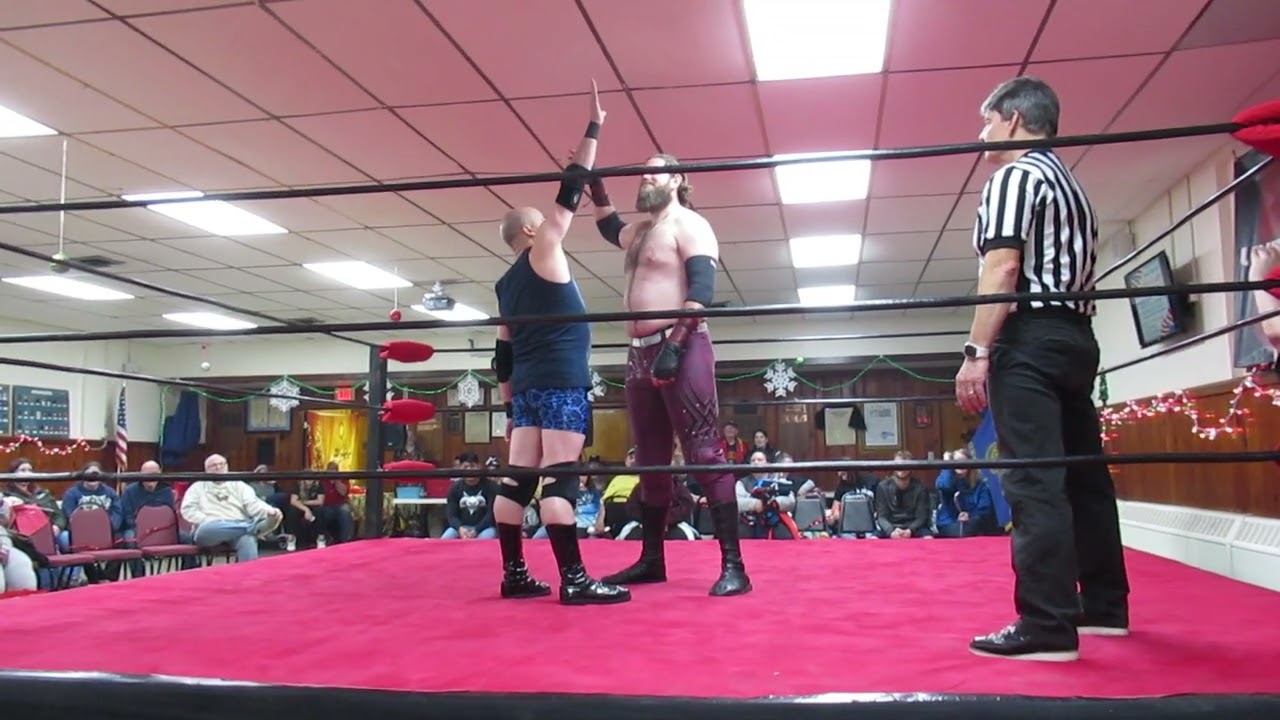 Iron Bull Argus vs. Miasma Zakk Ramses - Toys for Tots UWC Wrestling 12-16-23