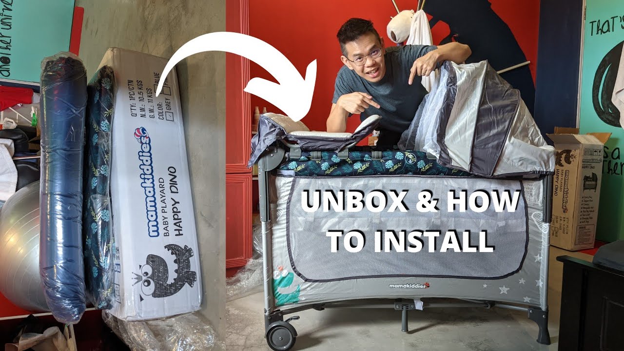 Mamakiddies Baby Cot Unboxing & How to Installation