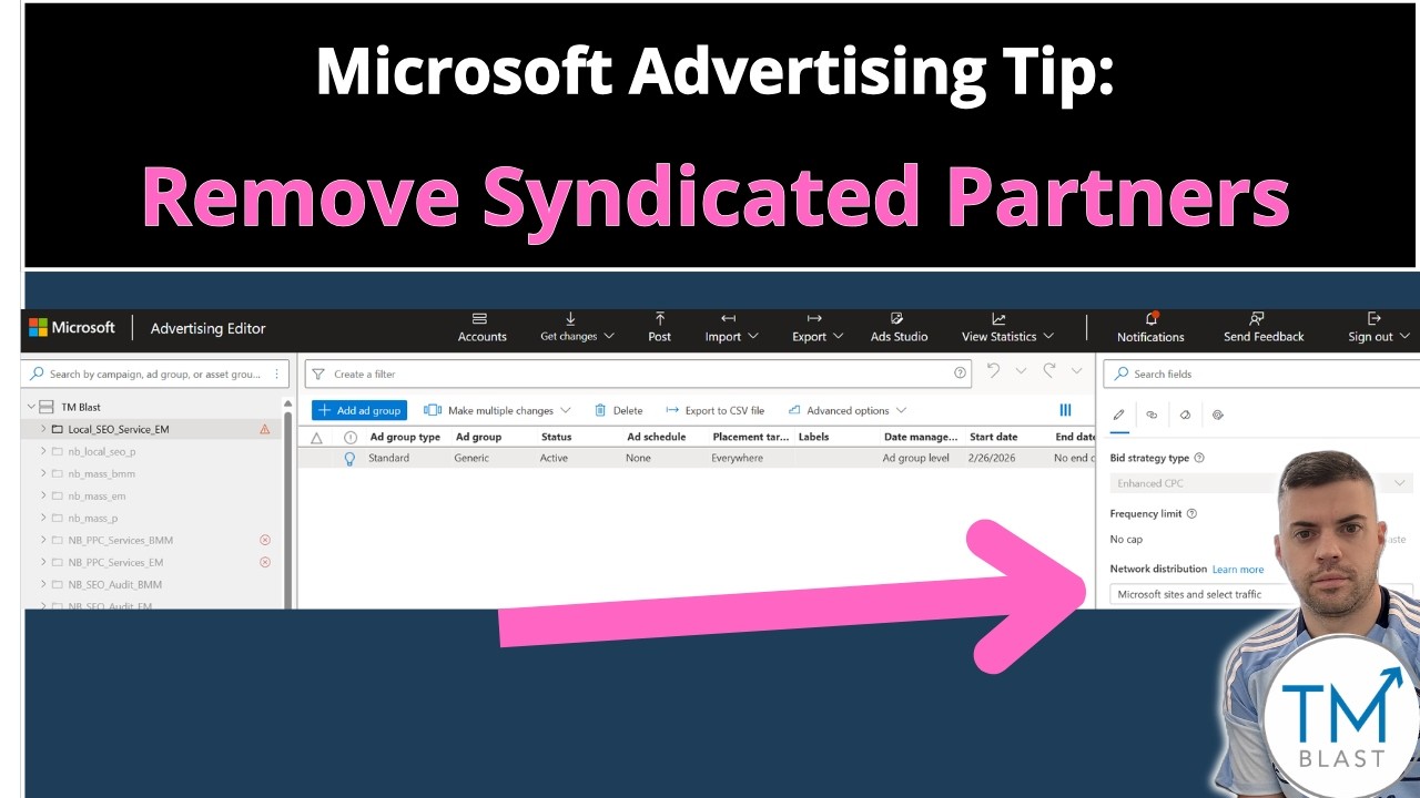 How to Turn off Syndicated Search Partners in Microsoft Advertising -#ppctips