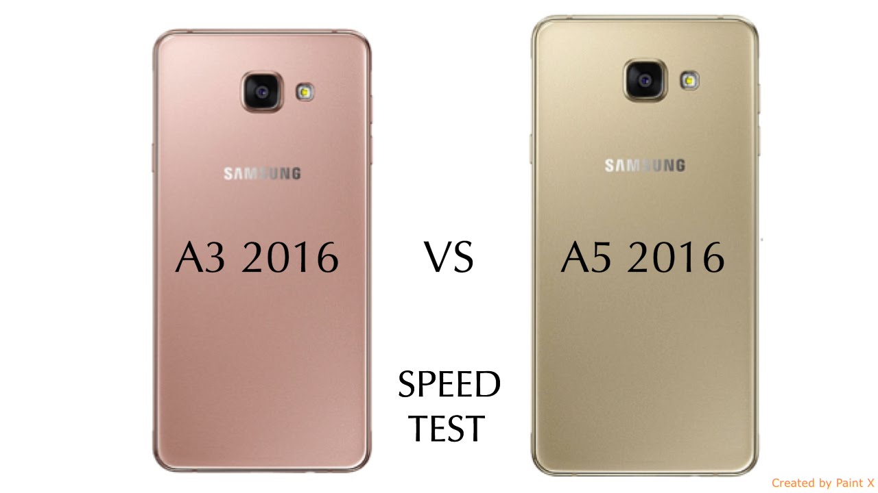 Samsung A3 vs A5 (2016) Speed test + AnTuTu 4K