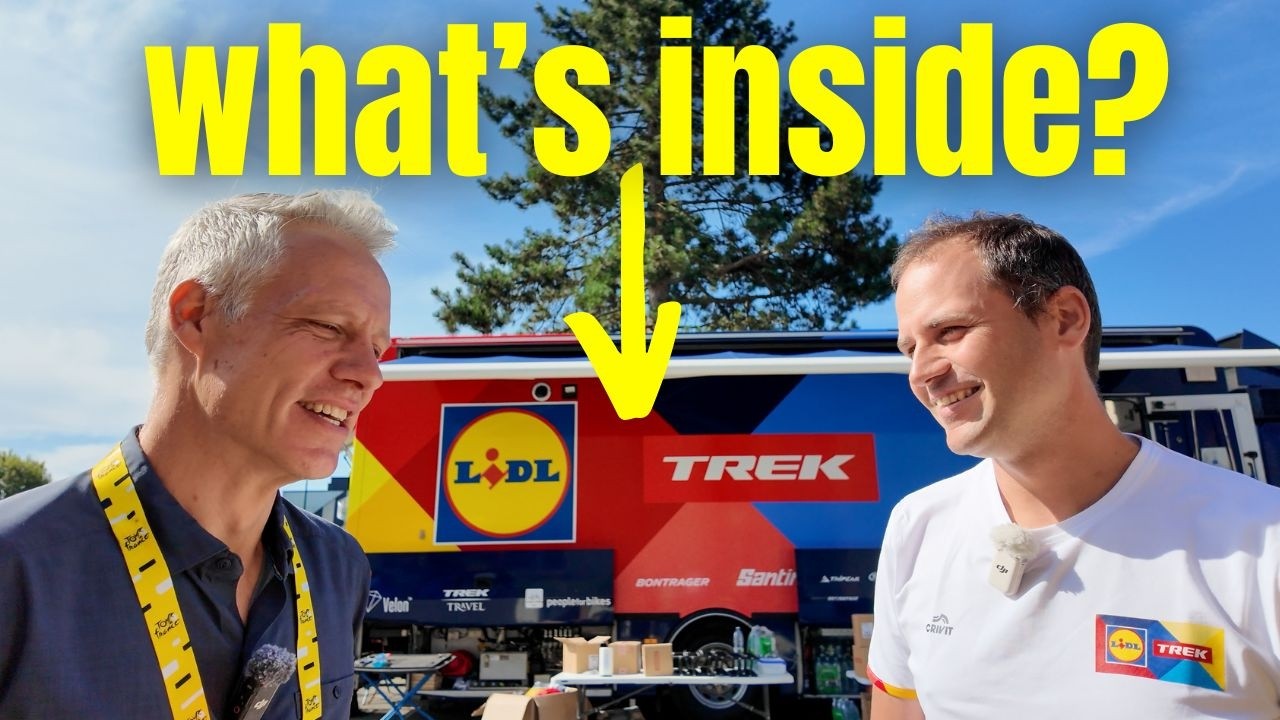 Tour de France pro team truck: Cyclist's dream support