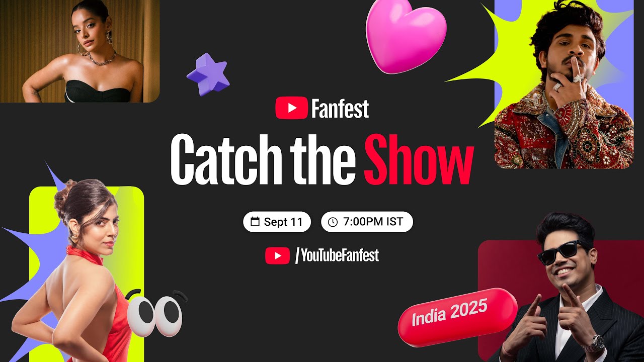YouTube Fanfest India 2025 - Watch the Livestream