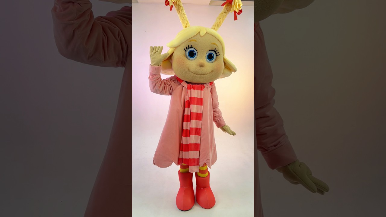 Cindy Lou Mascot Costume 👱&zwj;♀️ | Character for Events & Shows ✅