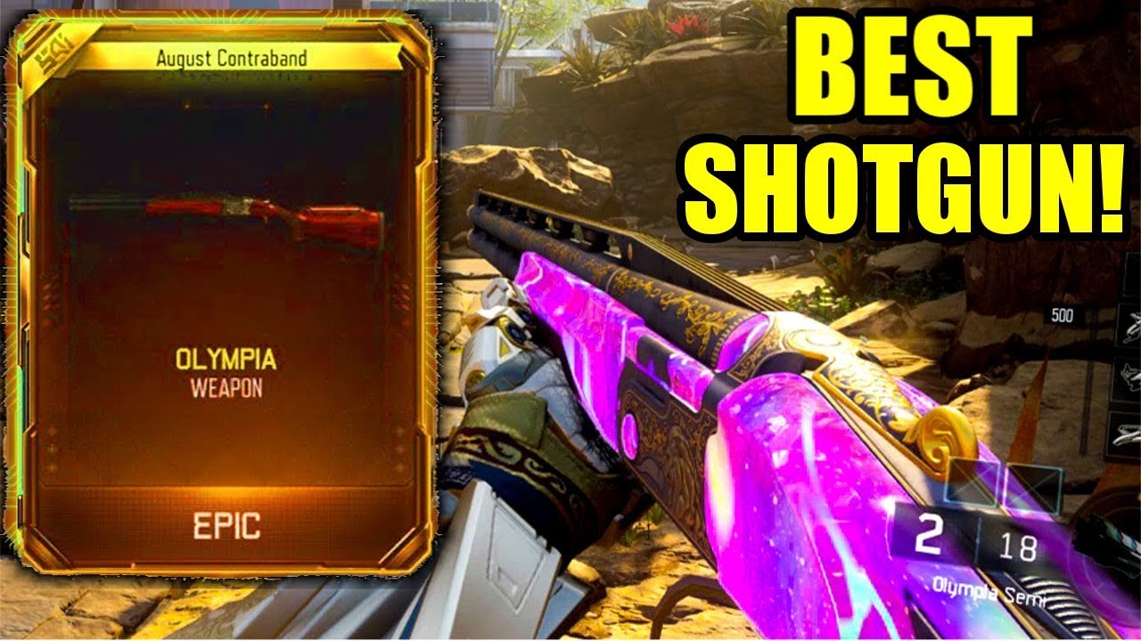THE OLYMPIA SHOTGUN IS TOO GOOD!! BEST SHOTGUN IN BLACK OPS 3!!