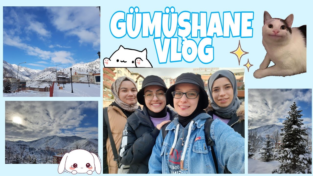 HASTALIKTAN GEBERİRKEN GÜMÜŞHANE'Yİ GEZDİRİYORUM!! (Gümüşhane vlog w/ roommates, tüm gerçekler)
